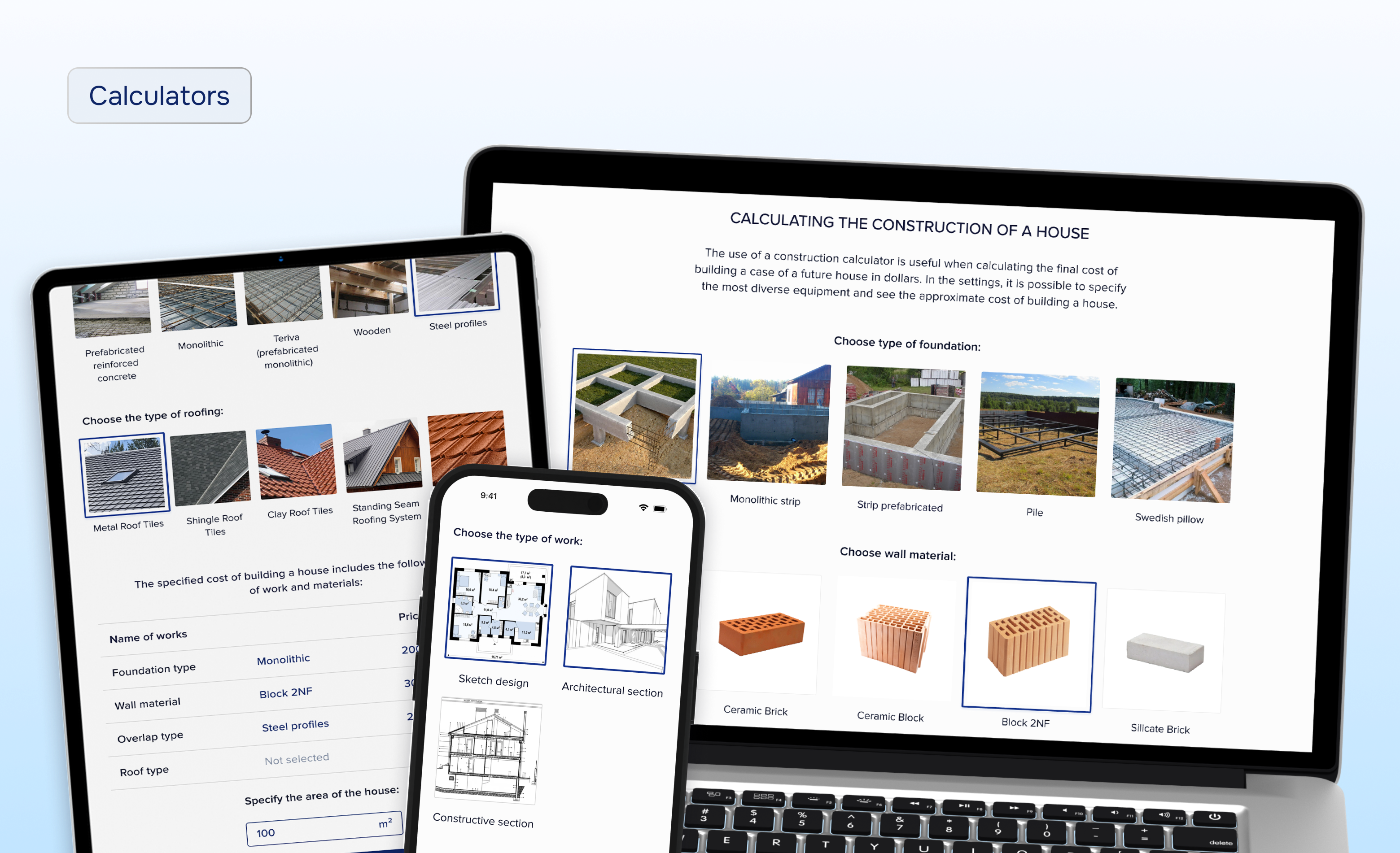 SK development calculators